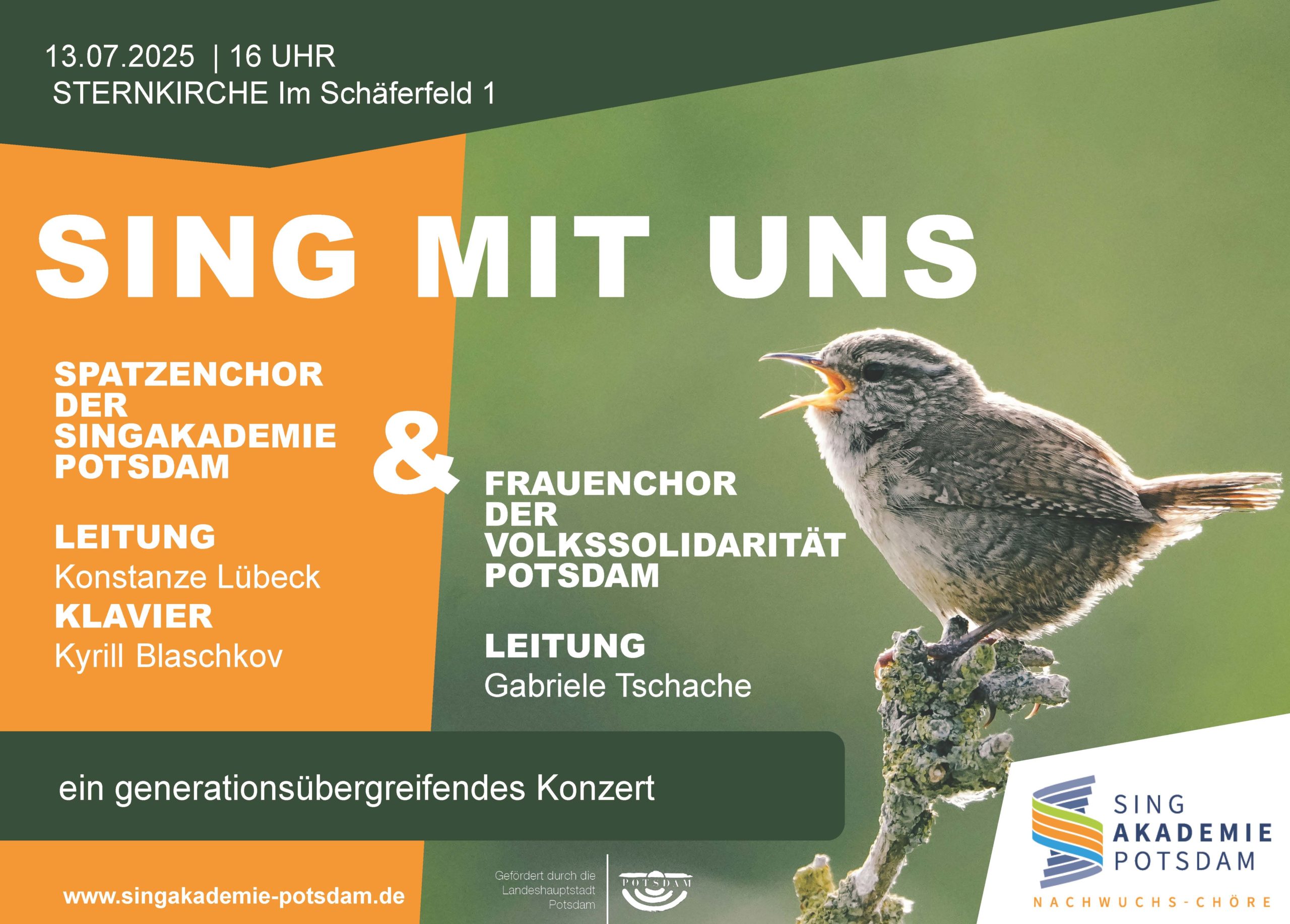 Singakademie Potsdam | Konzerte der Nachwuchs-Chöre