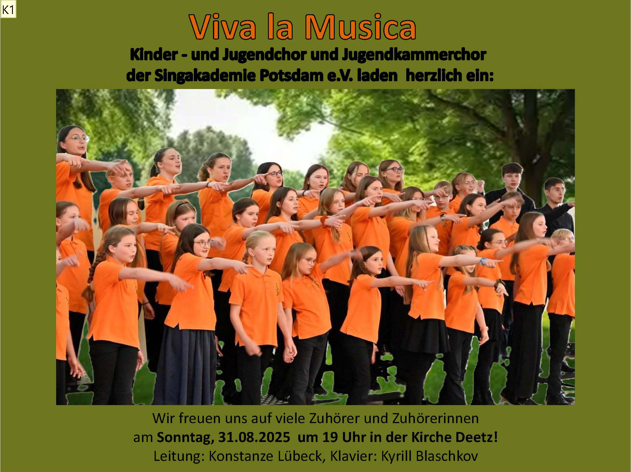 Singakademie Potsdam | Konzerte der Nachwuchs-Chöre